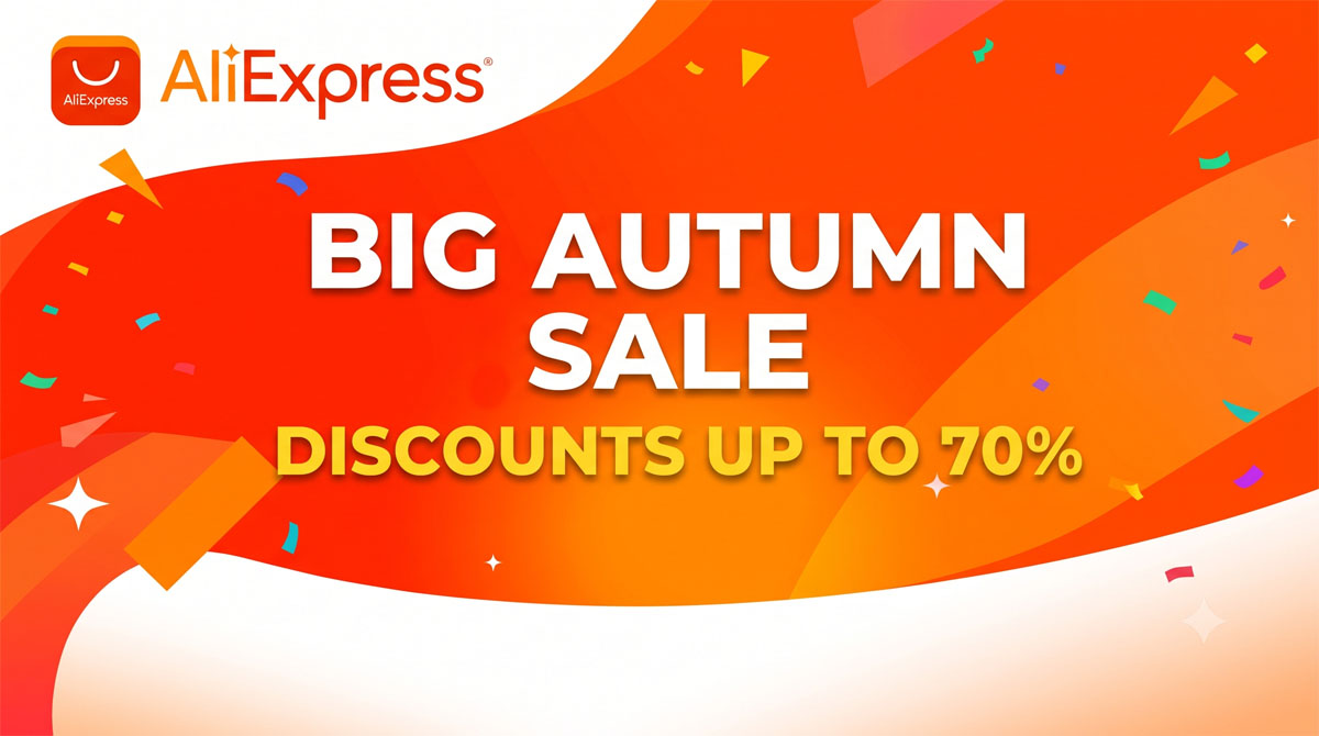 Syysale AliExpress verkkokaupassa