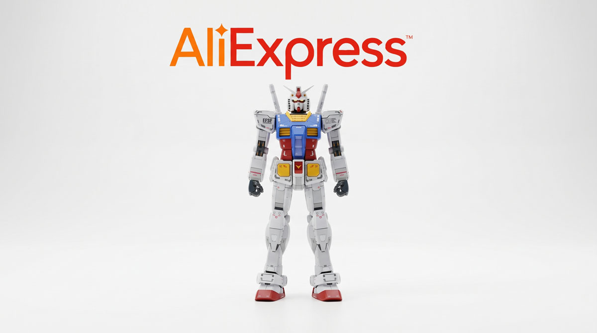 Gundam-figuurit ja pienoismallit AliExpress